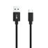 Фото #1 товара Ansmann 1700-0080 - 0.12 m - USB A - USB C - USB 2.0 - 5000 Mbit/s - Black