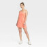 Фото #1 товара Women's Asymmetrical Dress - All in Motion Coral Pink L