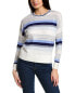 Фото #1 товара Wispr Gradient Nautical Stripe Silk-Blend Sweater Women's