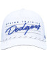 Фото #3 товара Men's White Los Angeles Dodgers Downburst Hitch Snapback Hat