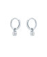 Фото #7 товара SINALAA: Crystal Huggie Earrings For Women