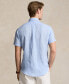 Фото #2 товара Men's Short-Sleeve Linen Button-Up