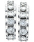 ფოტო #7 პროდუქტის Cubic Zirconia Half Hoop Earrings, Created for Macy's