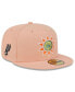 Фото #1 товара Men's Pink San Antonio Spurs 2023/24 City Edition Alternate 59FIFTY Fitted Hat