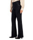 Фото #3 товара Petite Button-Detail Flared Wide-Leg Jeans, Created for Macy's