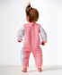 ფოტო #4 პროდუქტის Baby Girls Forest Print Warm In One Wetsuit