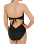 Фото #3 товара Kate Spade New York 266631 Women's Molded Cup Bandeau One-Piece Swimsuit Size M