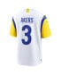 Men's Cam Akers White Los Angeles Rams Game Jersey