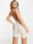 Magic Bodyfashion low back contour shaping bodysuit with short detail in beige