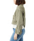 ფოტო #3 პროდუქტის Women's Mesa Cropped Cotton Moto Jacket