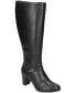 Фото #1 товара Women's Missy Plus Tall Wide Shafted Buckle Detail Boots