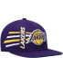 Men's Purple Los Angeles Lakers Retro Bolt Deadstock Snapback Hat