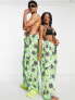 Фото #2 товара COLLUSION Unisex tie dye sun utility beach combat trouser in green