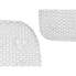 Non-slip Shower Mat Grey PVC 53 x 52,5 x 1 cm (6 Units)