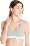 Фото #1 товара Calvin Klein 185031 Womens Modern Cotton Bralette Bra Grey Heather Size X-Small