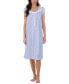 ფოტო #1 პროდუქტის Women's Lace-Trim Cap-Sleeve Waltz Nightgown