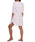 ფოტო #2 პროდუქტის Women's 3/4-Sleeve Floral Nightgown