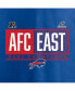 ფოტო #5 პროდუქტის Men's Royal Buffalo Bills 2021 AFC East Division Champions Blocked Favorite T-shirt