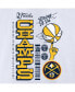 Фото #2 товара Men's White Denver Nuggets 2023 NBA Finals Champions Hometown Originals Review T-shirt