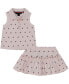 ფოტო #1 პროდუქტის Baby Girls Signature Pique Polo Top and Skort Set