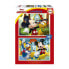 Фото #1 товара EDUCA BORRAS 2X48 Mickey Mouse Fun House Wooden Puzzle