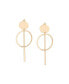 ფოტო #1 პროდუქტის Women's Circular Drop Earrings