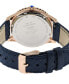 ფოტო #3 პროდუქტის Women's Swiss Quartz Siena Blue Leather Watch 38mm