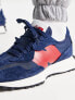 New Balance 327 trainers in navy and red