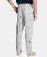 Фото #5 товара Men's Printed Cotton Pajama Pants