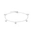 Decent steel anklet with Coins pendants TJ-0453-A-27