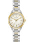 ფოტო #1 პროდუქტის Women's Sutton Two-Tone Stainless Steel Bracelet Watch 28mm