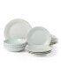 French Perle Groove 12 Pc Dinnerware Set, Created for Macy's, Service for 4