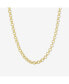 Фото #1 товара Round Chain Link Necklace Gold