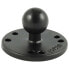 Фото #1 товара RAM MOUNTS 2.5 ´´ Round Plate With AMPs Hole Pattern With B Size 1 ´´ Ball Support