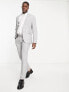 Фото #5 товара New Look slim suit trouser in grey texture