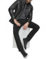 ფოტო #9 პროდუქტის Men's Faux Leather Moto Jacket, Created for Macy's