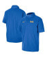 Фото #5 товара Men's Blue UCLA Bruins Coaches Quarter-Zip Short Sleeve Jacket