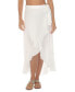 ფოტო #1 პროდუქტის Women's Ruffle-Trim Skirt Cover-Up