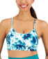 Фото #3 товара Women's Printed Low-Impact Sports Bra, Created for Macy's