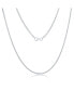 Franco Chain 1.5mm Sterling Silver or Gold Plated Over Sterling Silver 22" Necklace