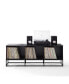 Фото #2 товара Enzo Large MDF and Steel Record Storage Media Console