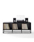 Enzo Large MDF and Steel Record Storage Media Console