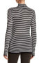 Фото #2 товара Joie 164566 Women's Zelene Long Sleeve Striped Turtleneck Black/White Sz. Small