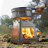 Фото #9 товара Съемная стальная походная печь Flamet InnovaGoods