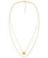 Фото #4 товара Giani Bernini initial Disc Layered Pendant Necklace in 18k Gold-Plated Sterling Silver, Created for Macy's