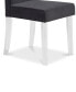 Фото #8 товара Dalia Modern and Contemporary Dining Chair in Black Velvet with Acrylic Legs - Set of 2