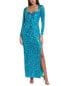 Фото #1 товара Sho By Tadashi Shoji Sequin Maxi Dress Women's