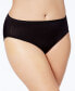 Фото #1 товара Women's Illumination® Plus Size High-Cut Satin-Trim Brief Underwear 13810