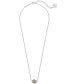 Drusy Stone Pendant Necklace, 15" + 2" extender