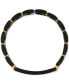 ფოტო #3 პროდუქტის Diamond Watch Link Bracelet (1/20 ct. t.w.) in Black & Gold Ion-Plated Stainless Steel, Created for Macy's